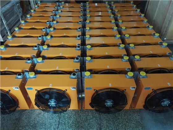 風(fēng)冷式油冷卻器打包發(fā)貨