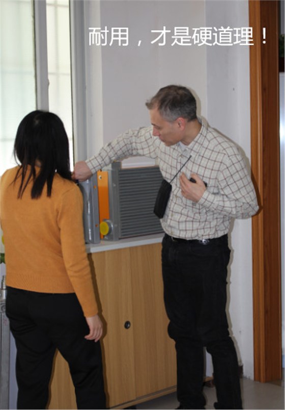 外國客戶到訪睿佳冷卻器