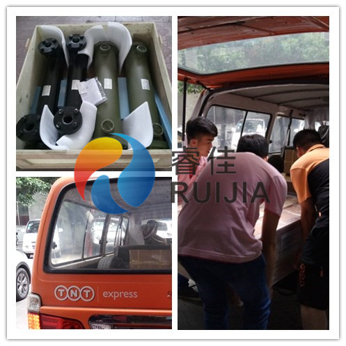 列管式水冷卻器發(fā)貨國外 列管式水冷卻器發(fā)貨國外