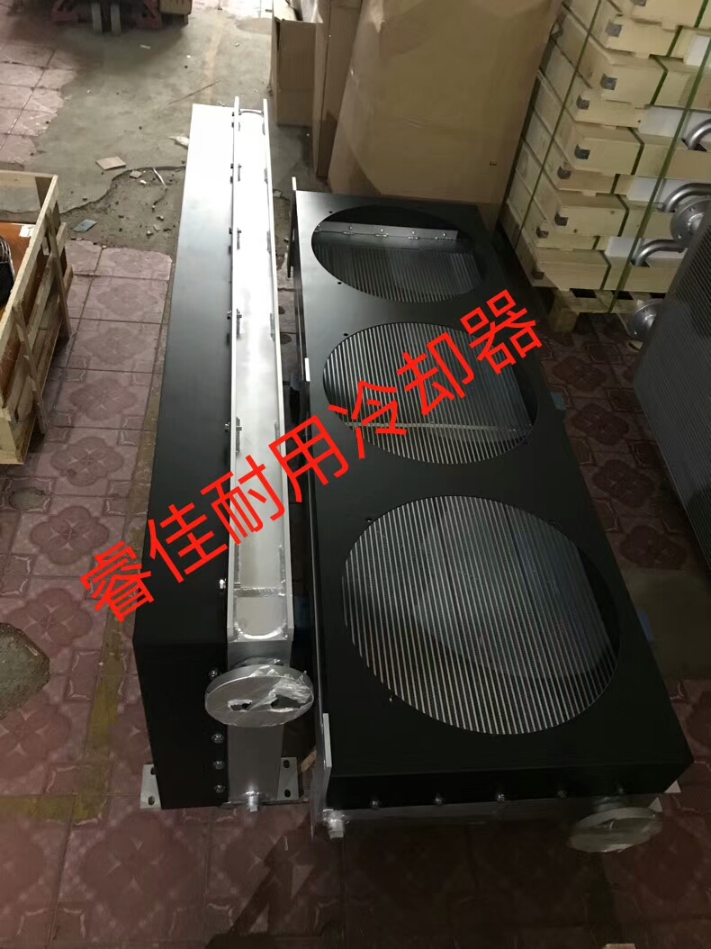 280KW開山空壓機風冷卻器改造