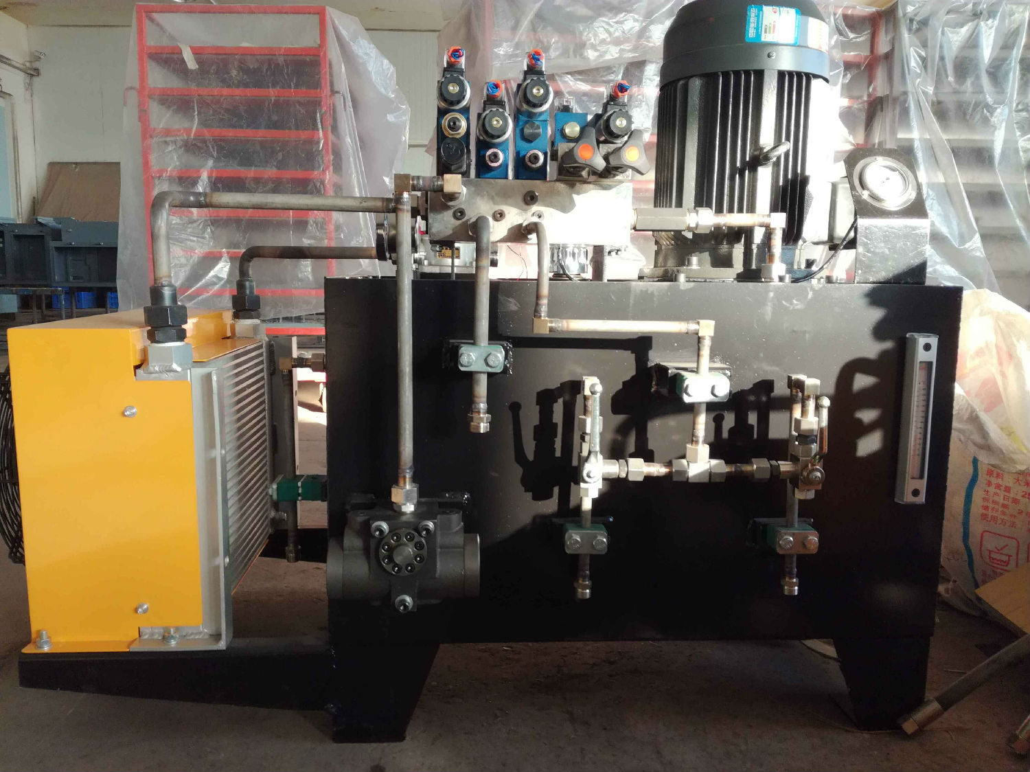 液壓站冷卻器的安裝位置