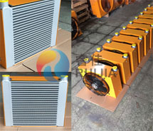 【山東客戶】定做新款<font color='red'>風(fēng)冷卻器</font>RJ-355