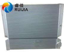 魯工裝載機<font color='red'>液壓油散熱器</font>